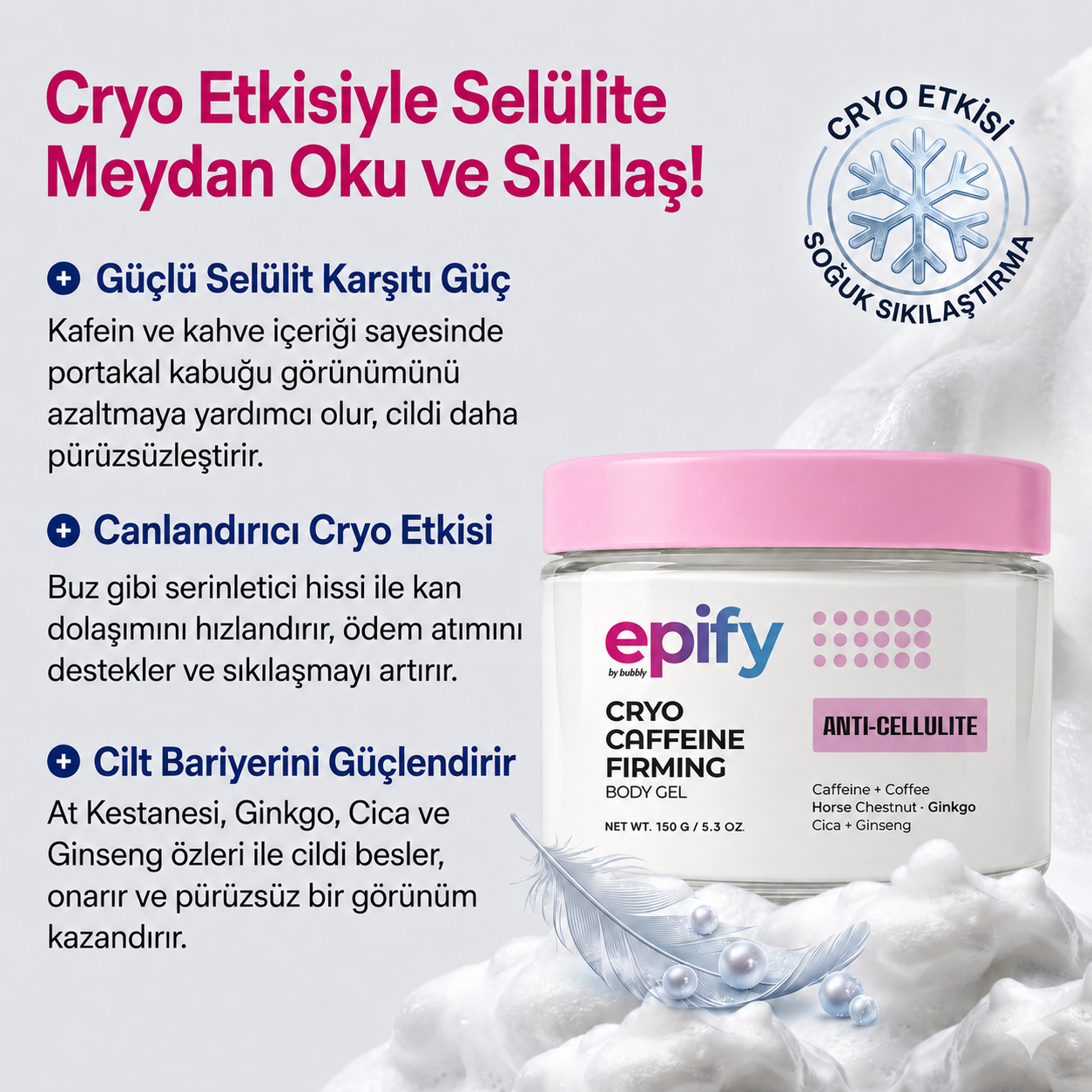 Epify Anti Selülit Jel Krem