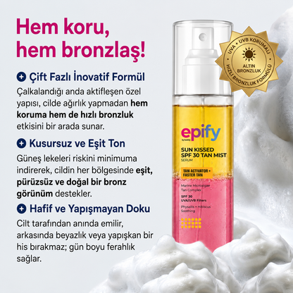 Epify Double Tan™ Hızlı Bronzlaşma Spreyi